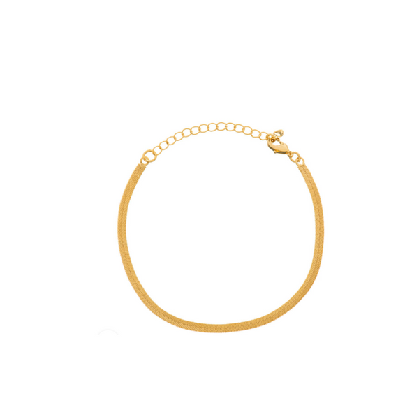 Pulseira de Fita - Joia Banhada a Ouro 18k